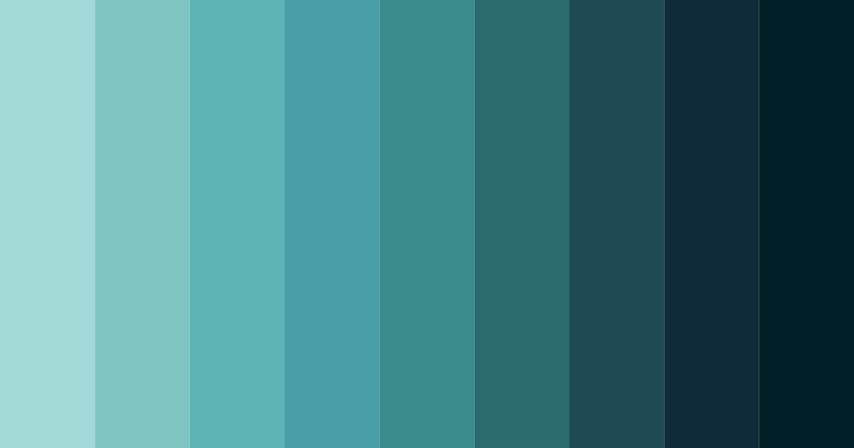 Download tropical serenity color palette PNG image (landscape)