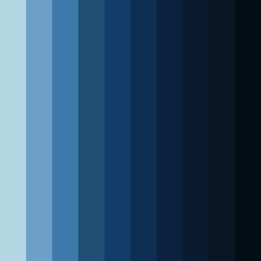 Download sapphire depths color palette PNG image (square)