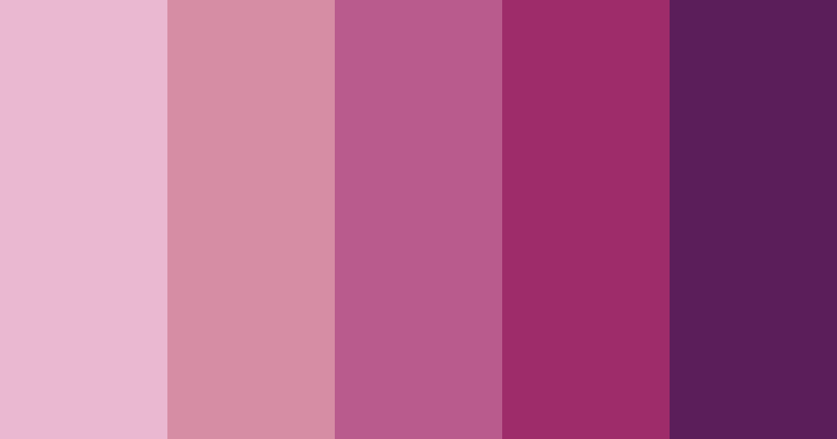 Download violet blossom symphony color palette PNG image (landscape)
