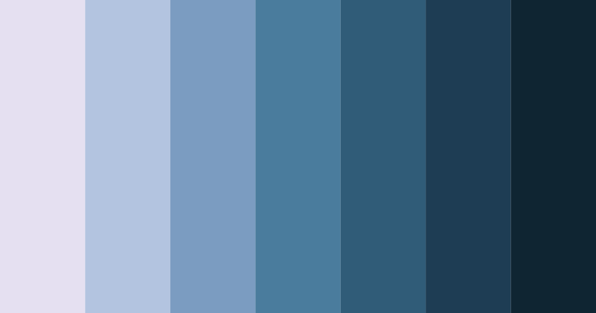 Download celestial depths color palette PNG image (landscape)