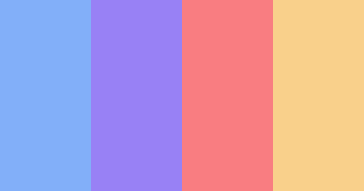 Download dreamy pastels color palette PNG image (landscape)