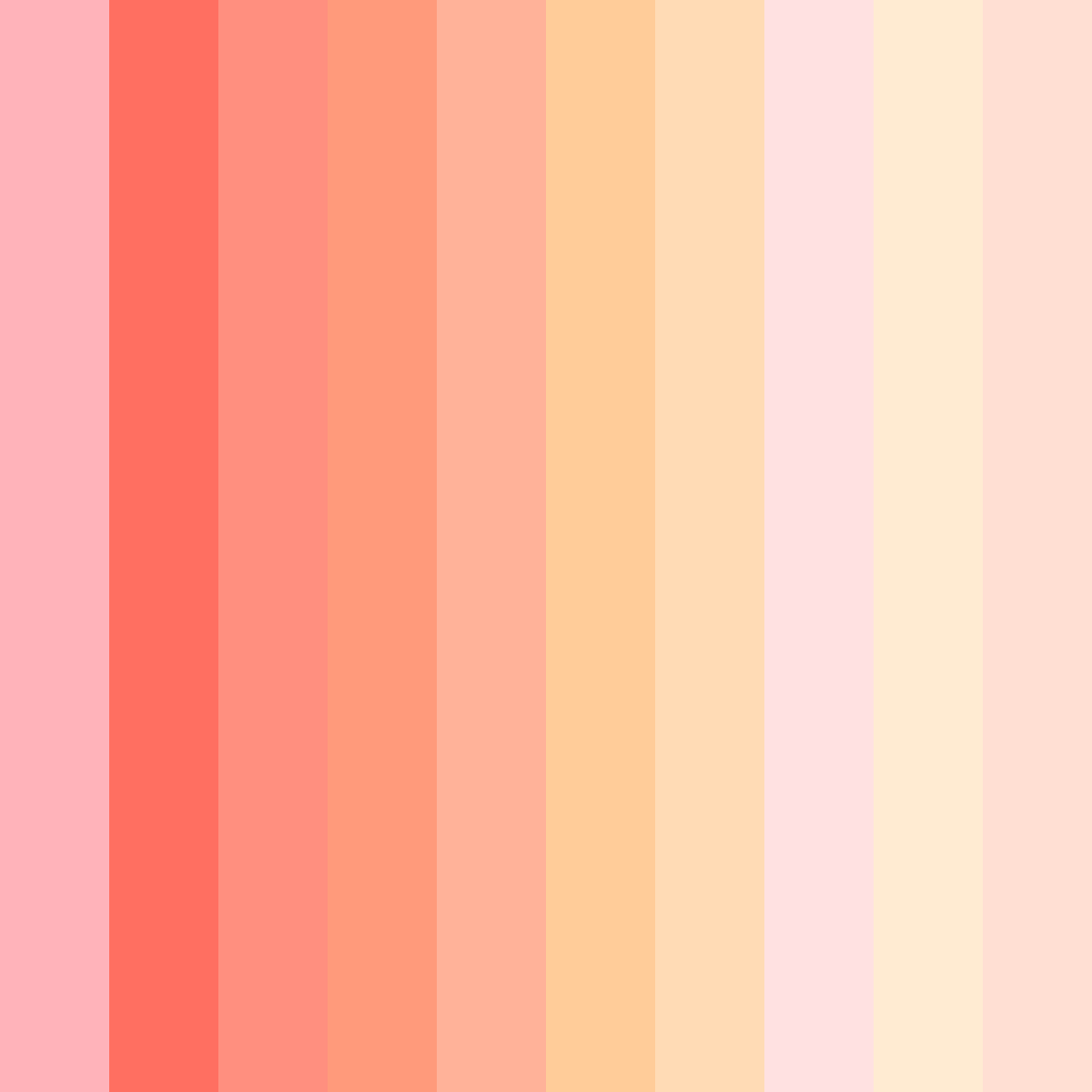 Download pink watermelon color palette PNG image (square)
