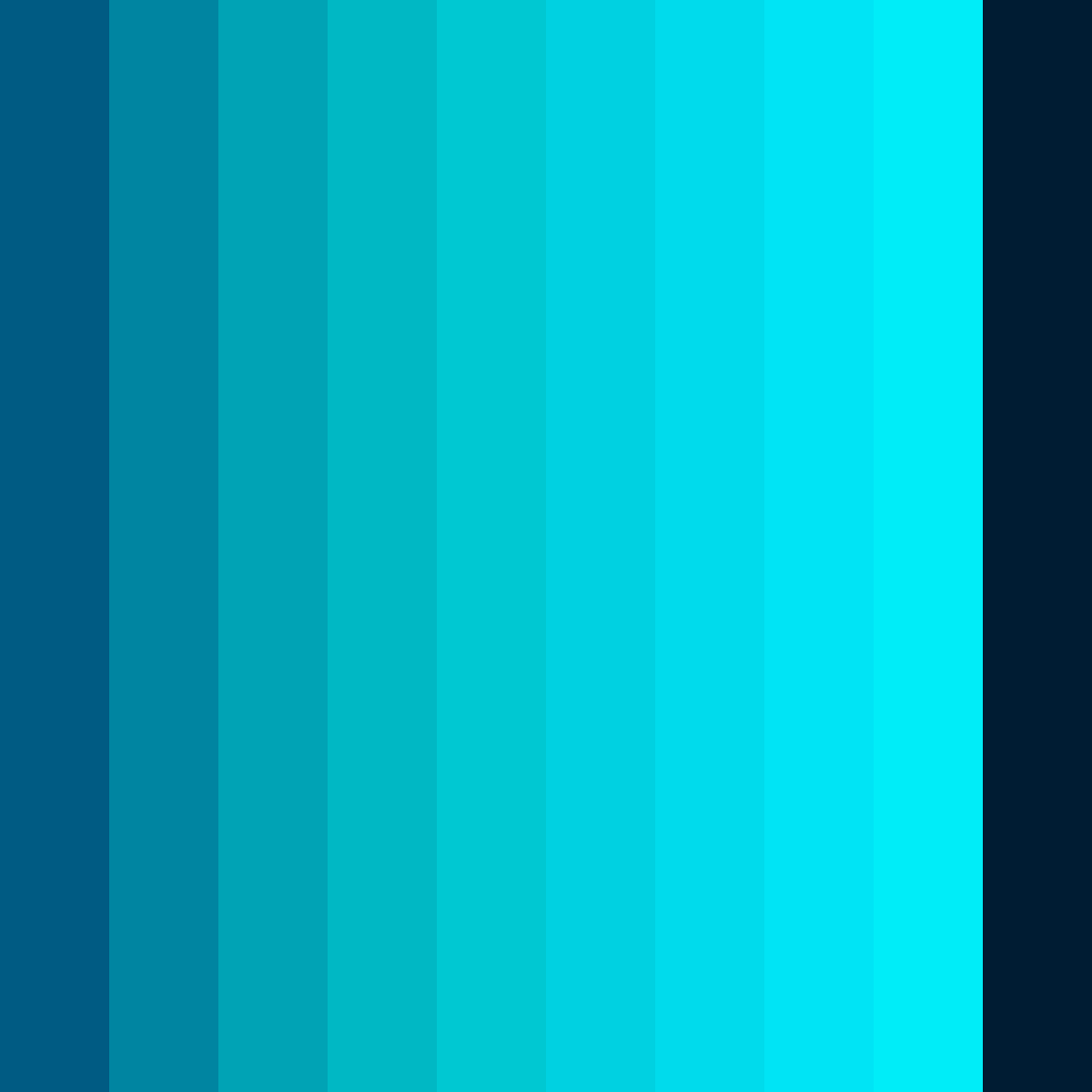 Download dark blue ocean color palette PNG image (square)