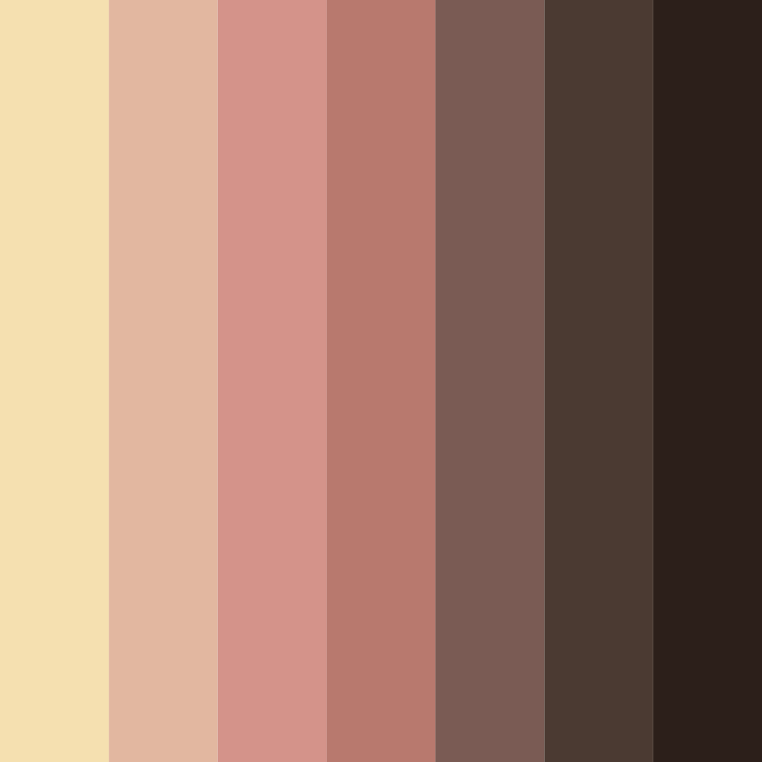 Download rustic retreat color palette PNG image (square)