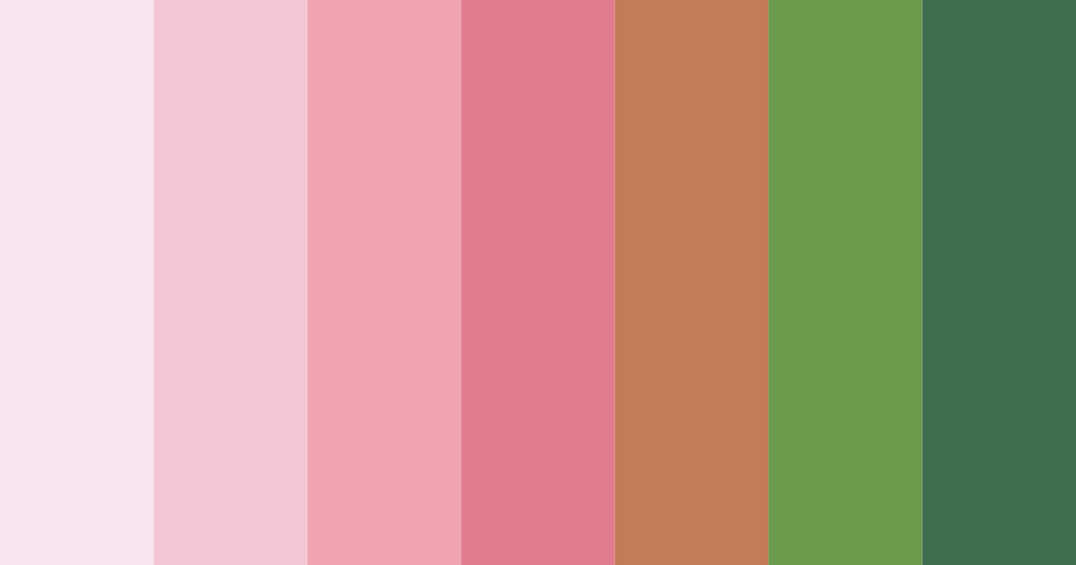 Download blossom grove color palette PNG image (landscape)