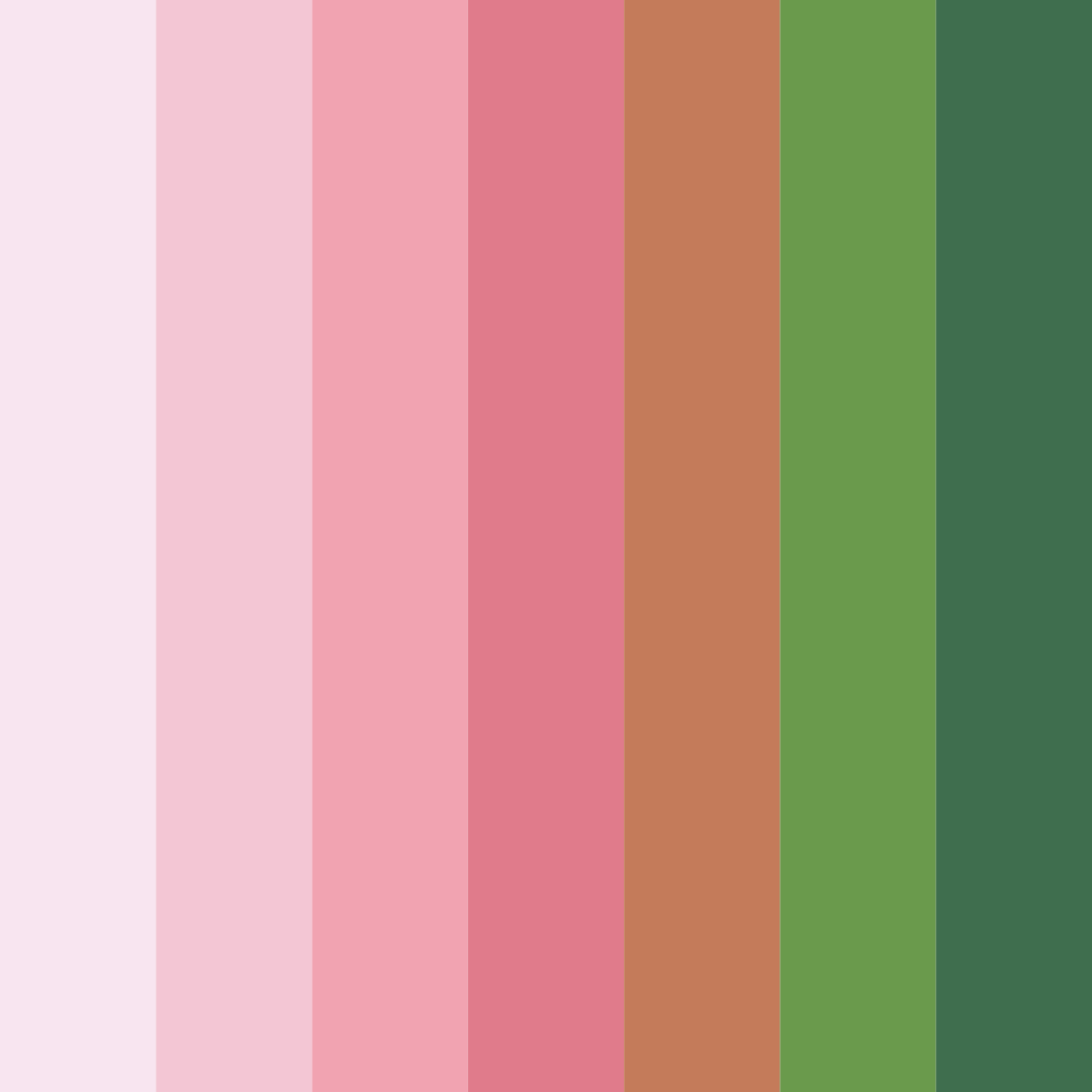 Download blossom grove color palette PNG image (square)