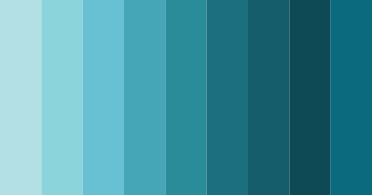 Download oceanic harmony color palette PNG image (landscape)