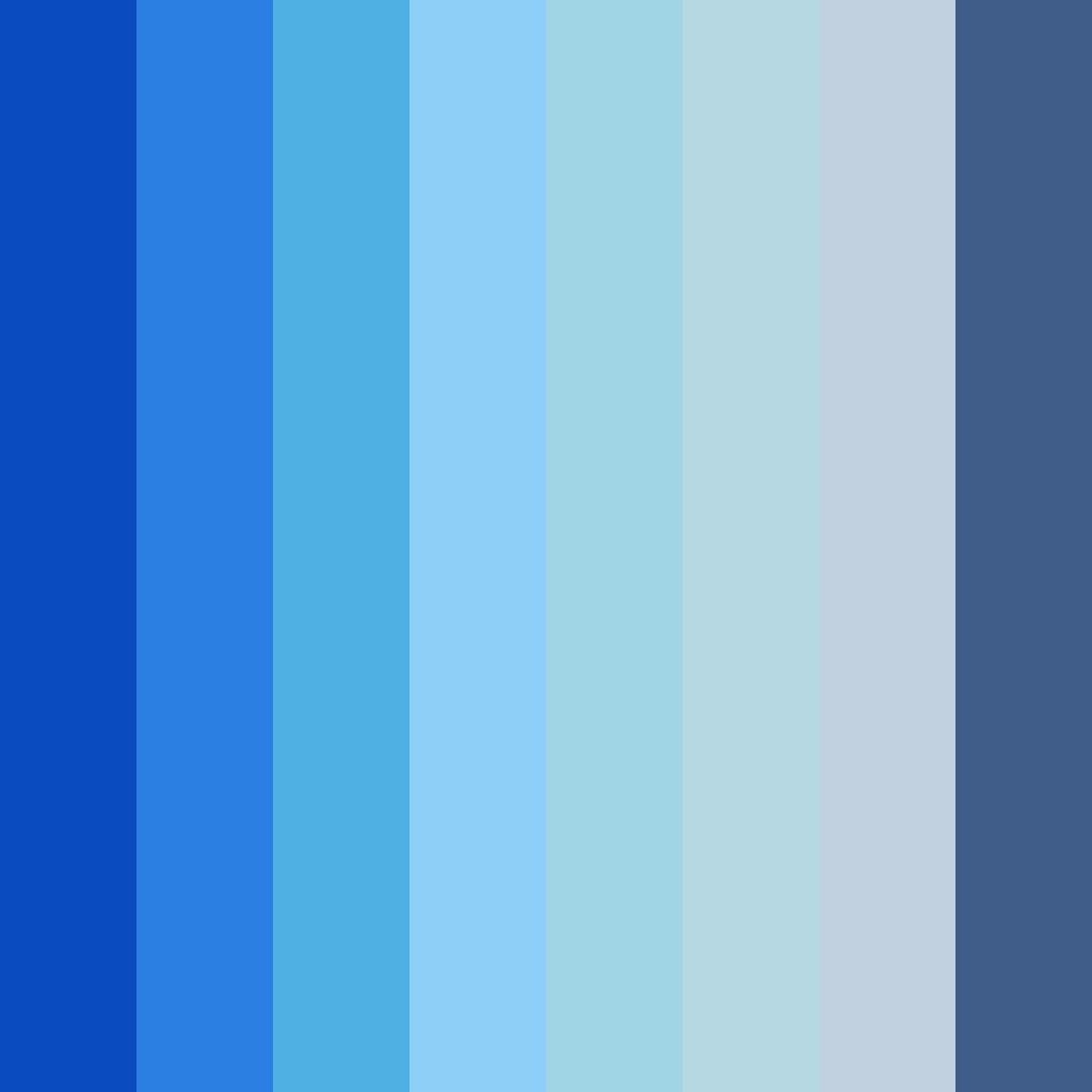 Download azure symphony color palette PNG image (square)