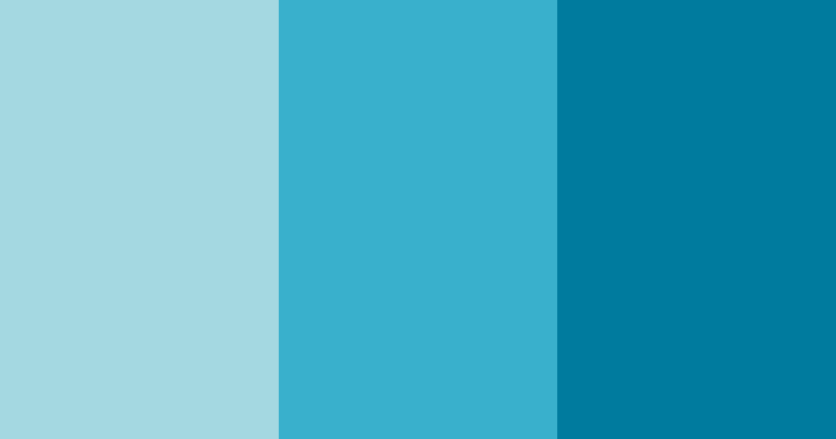 Download ocean blue color palette PNG image (landscape)