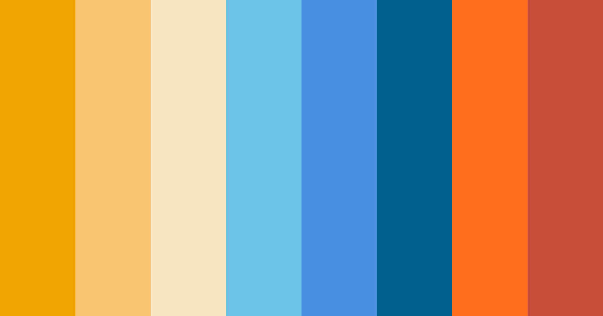 Download sunset serenity color palette PNG image (landscape)