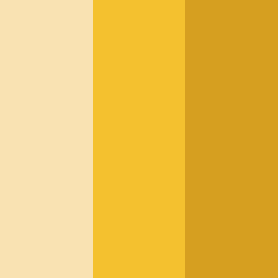 Download cheesy yellow color palette PNG image (square)