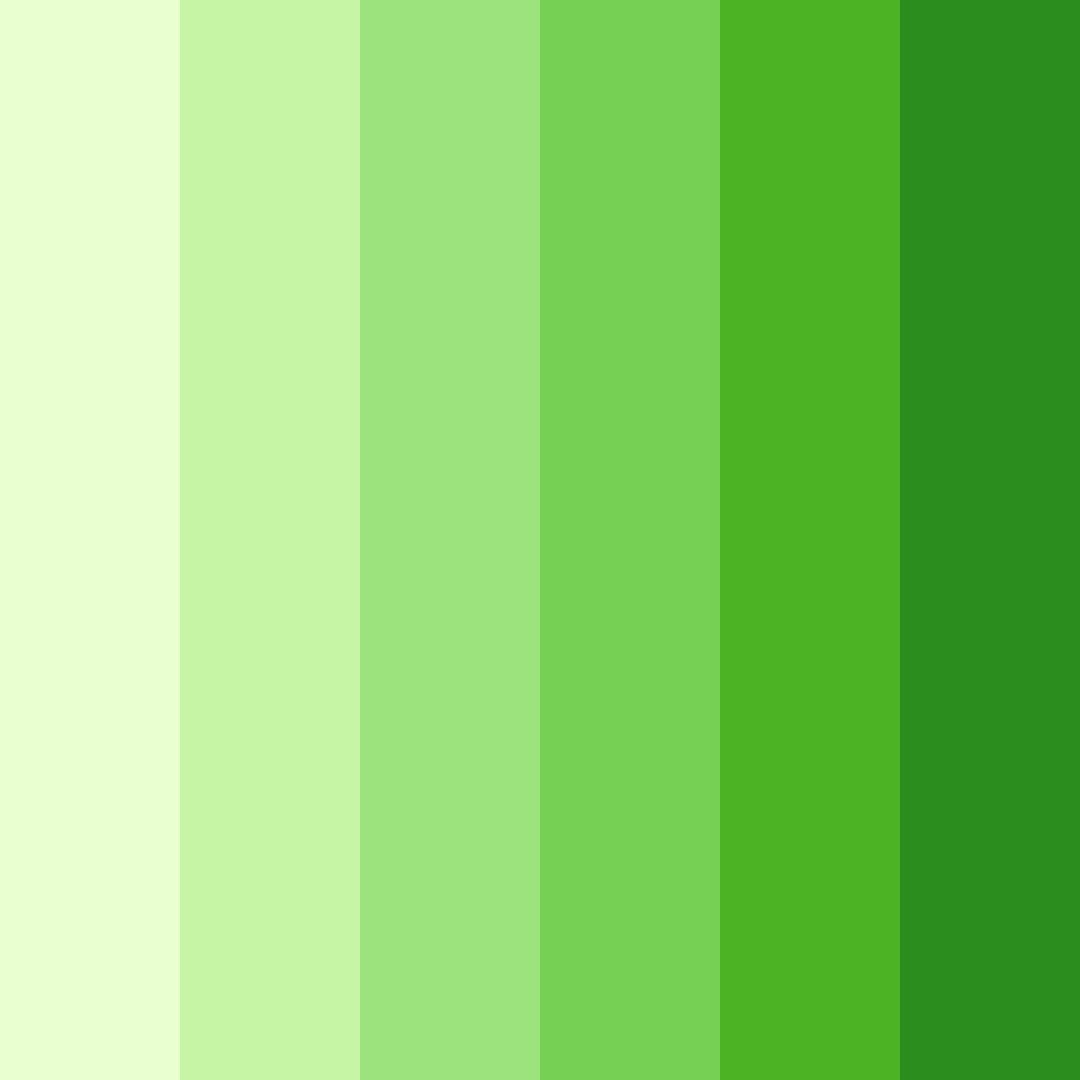 Download emerald meadow color palette PNG image (square)