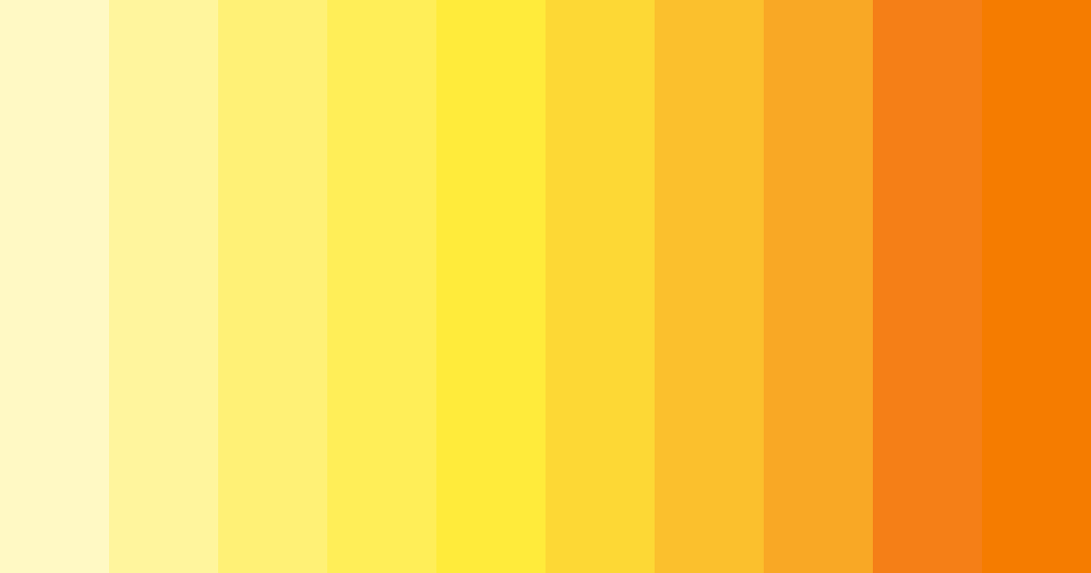 Download sunshine serenade color palette PNG image (landscape)