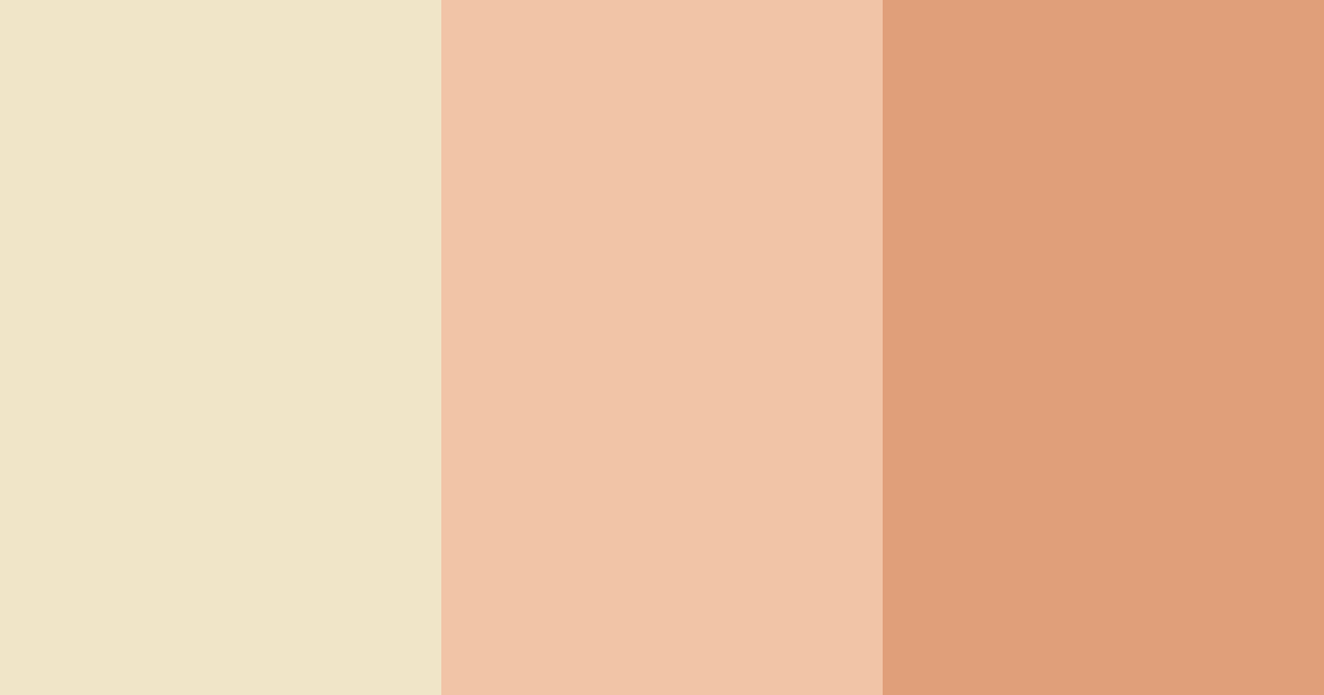 Download peachy tones color palette PNG image (landscape)