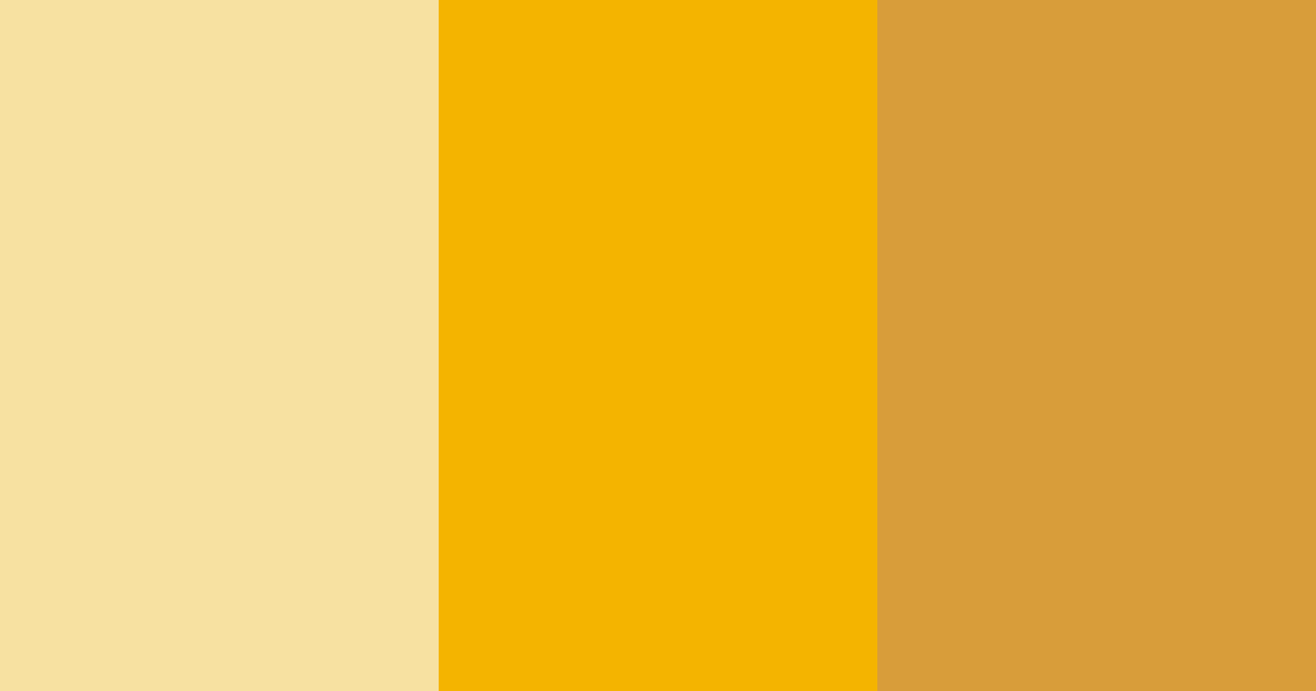 Download golden sunshine color palette PNG image (landscape)