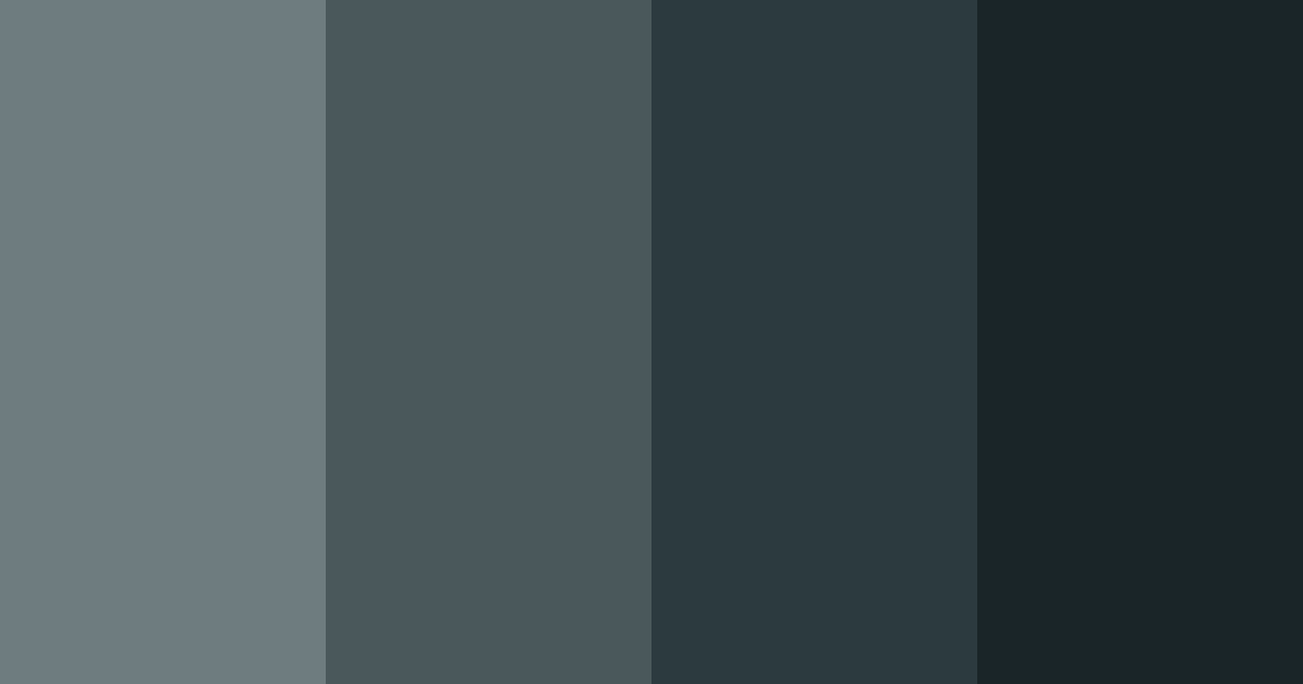 Download cool black color palette PNG image (landscape)