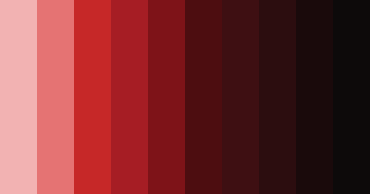 Download dark red and black color palette PNG image (landscape)