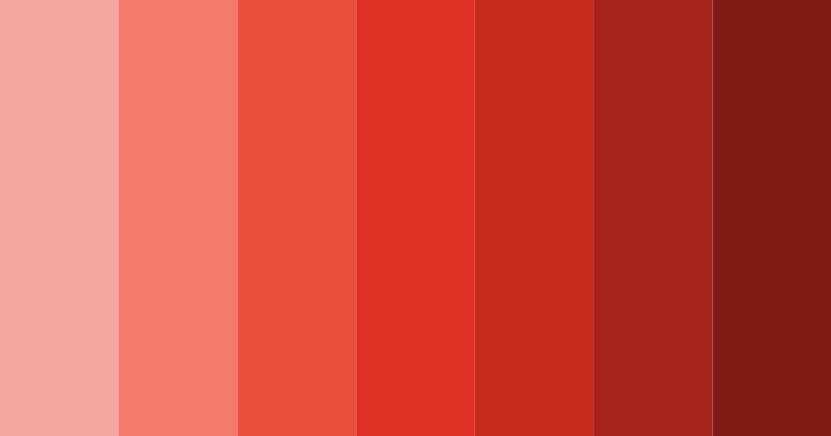 Download bold red color palette PNG image (landscape)