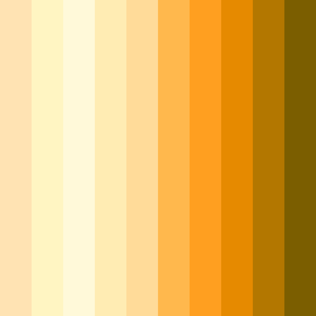 Download golden sunrise bliss color palette PNG image (square)