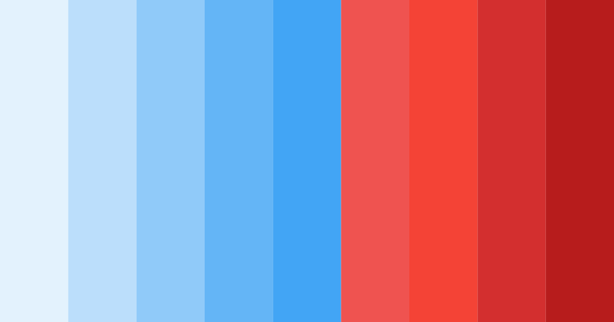 Download blue red fusion color palette PNG image (landscape)
