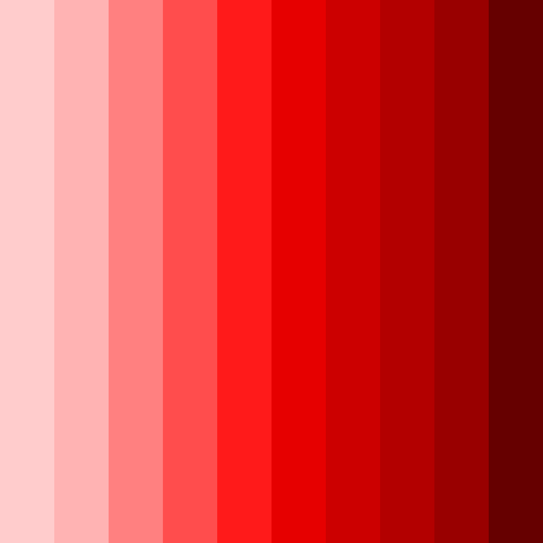 Download coral inferno color palette PNG image (square)