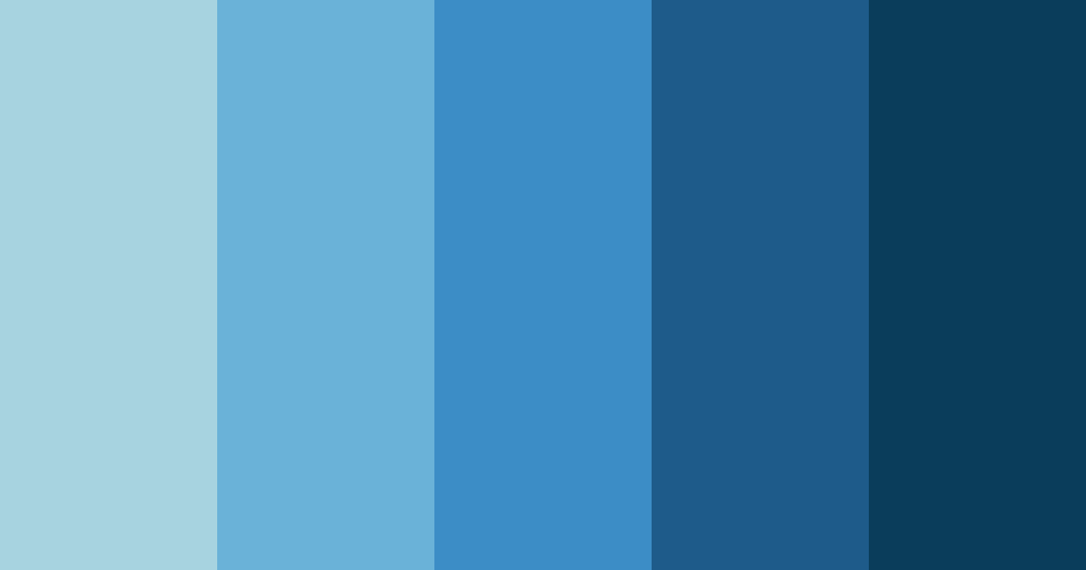 Download oceanic serenade color palette PNG image (landscape)