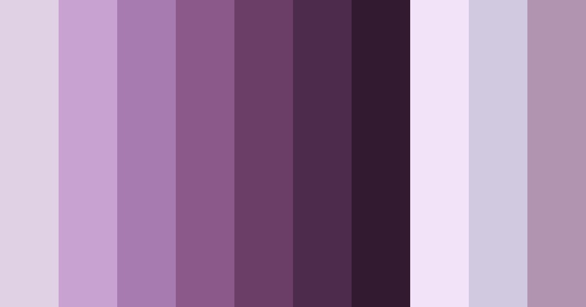 Download whispers of lavender dreams color palette PNG image (landscape)