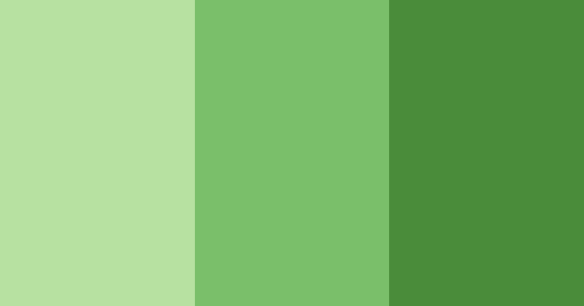 Download retro greenery color palette PNG image (landscape)