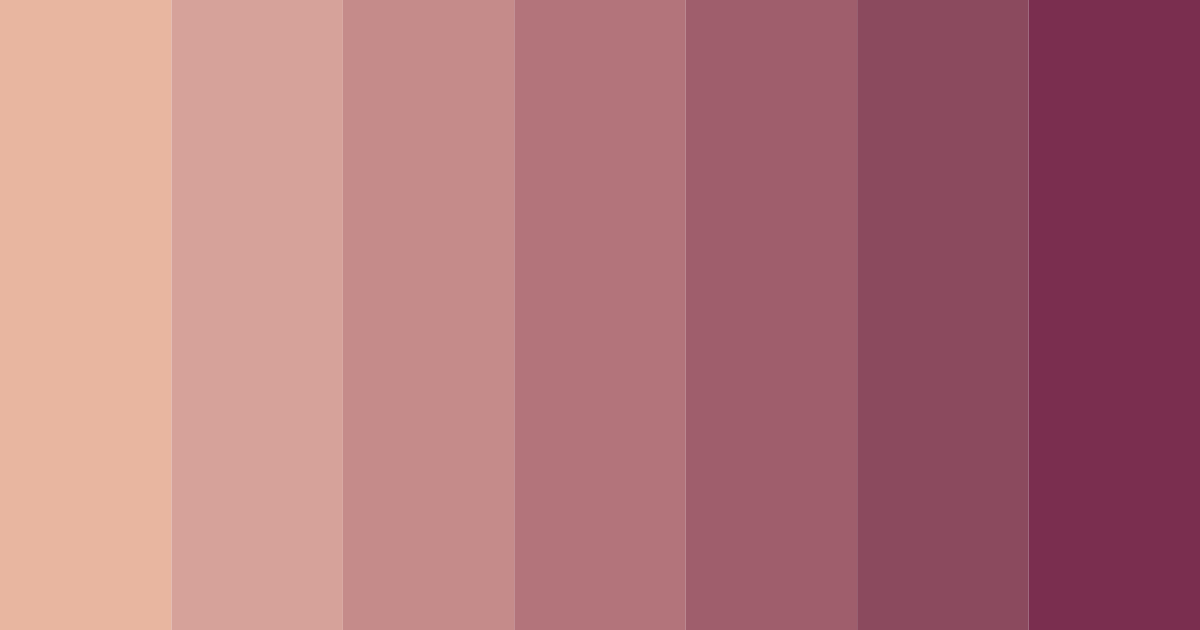 Download dusty rose color palette PNG image (landscape)
