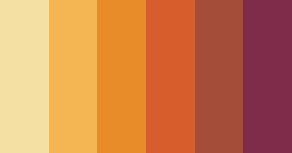 Download harvest sunset color palette PNG image (landscape)
