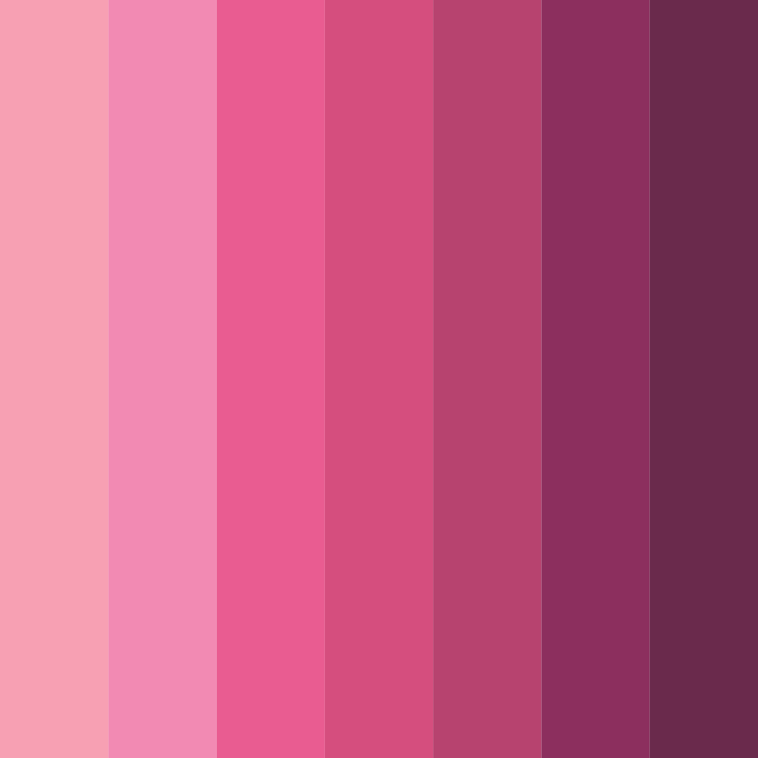 Download blushing bouquet color palette PNG image (square)