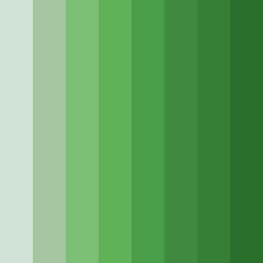 Download emerald serenity color palette PNG image (square)