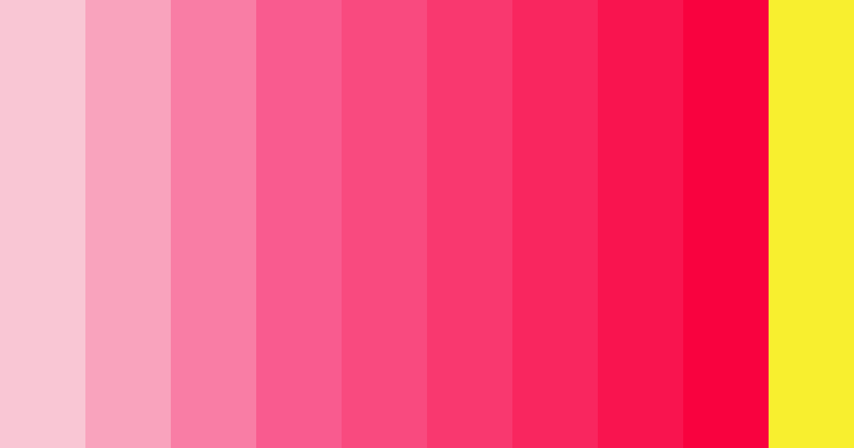 Download blushing sunset color palette PNG image (landscape)