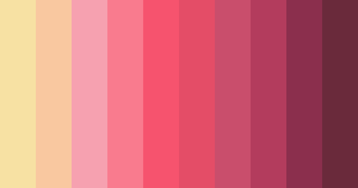 Download sunset blush color palette PNG image (landscape)