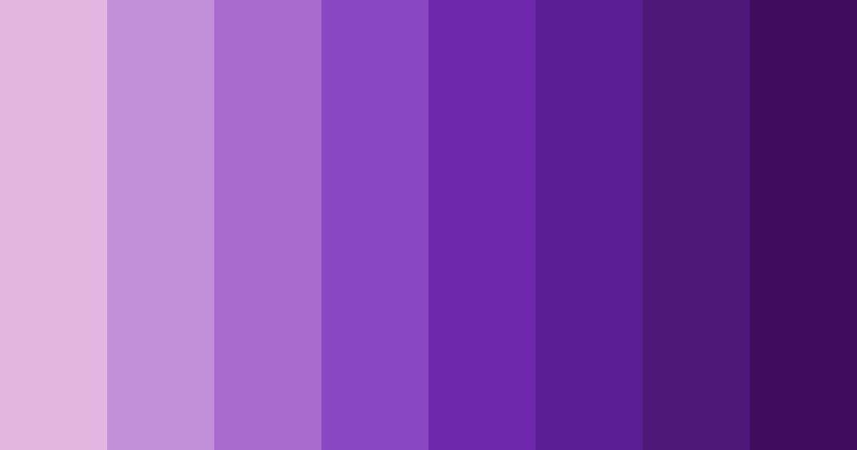 Download mystical amethyst dreams color palette PNG image (landscape)