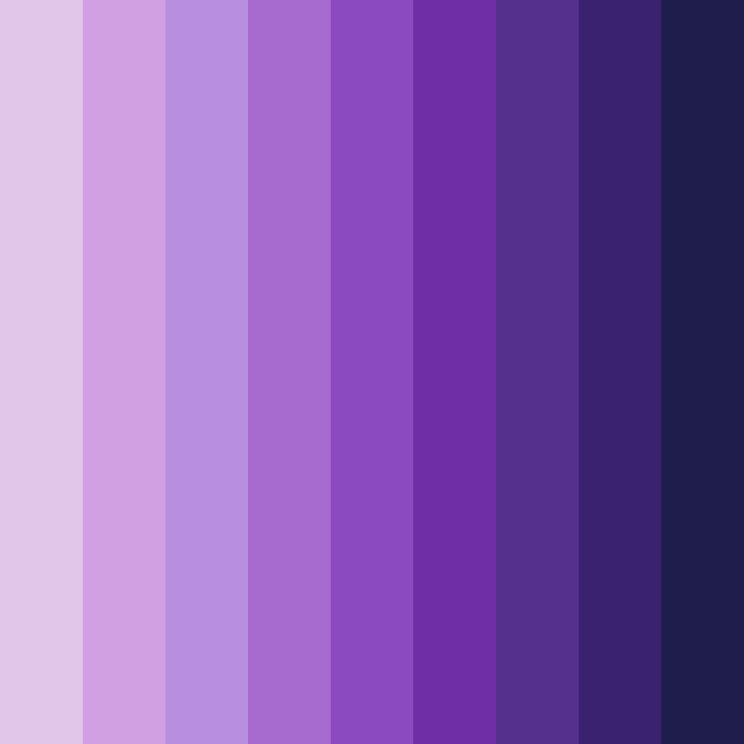 Download purple dream color palette PNG image (square)