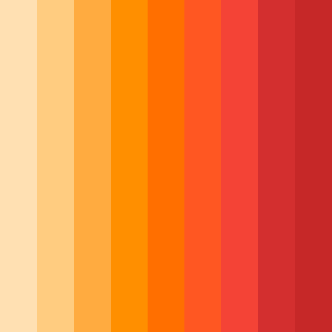 Download sunny citrus fiesta color palette PNG image (square)