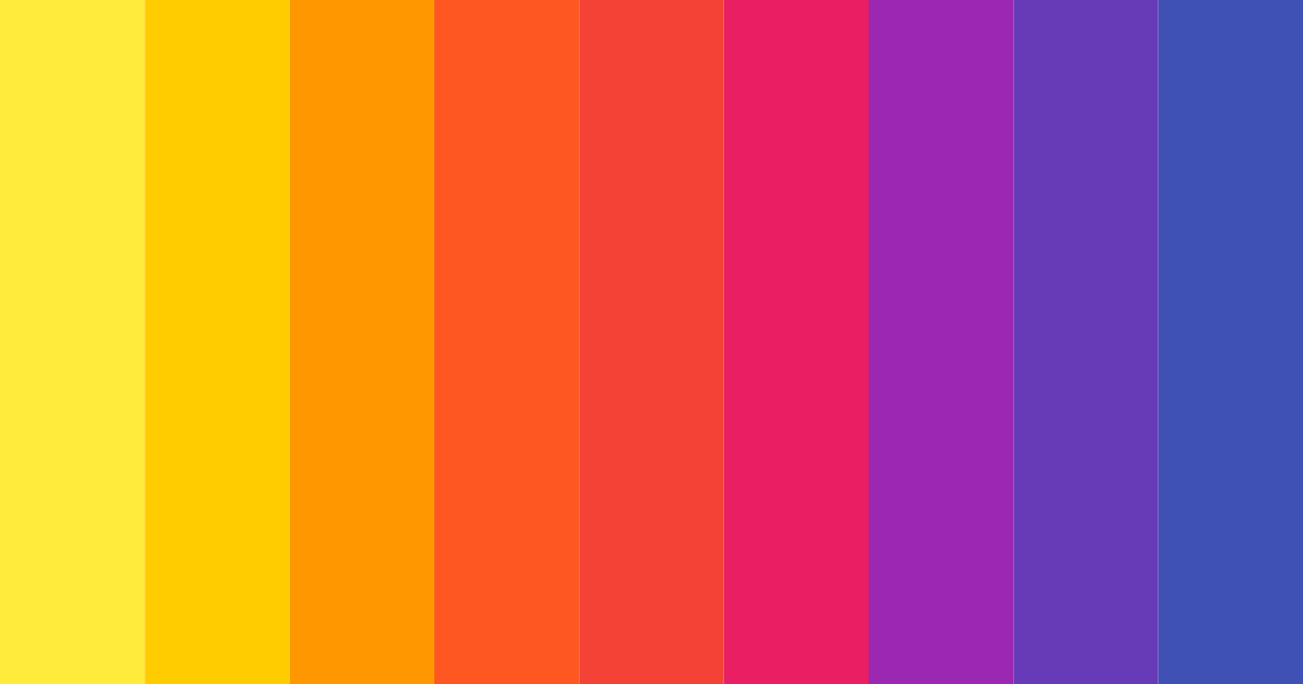 Download sunset symphony color palette PNG image (landscape)
