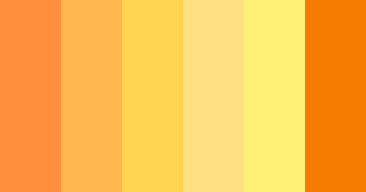 Download orange sunset color palette PNG image (landscape)