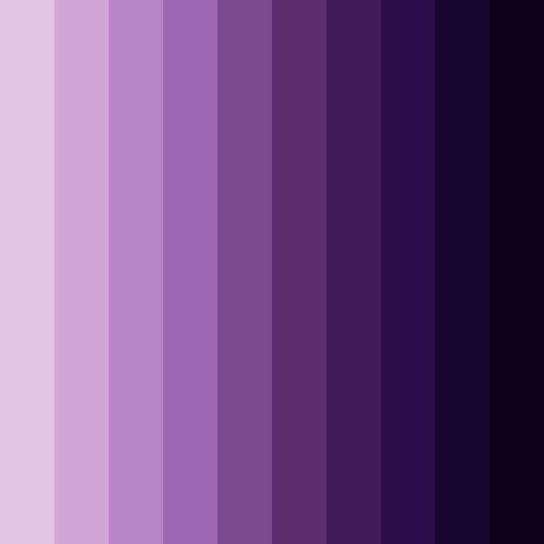Download purple twilight color palette PNG image (square)