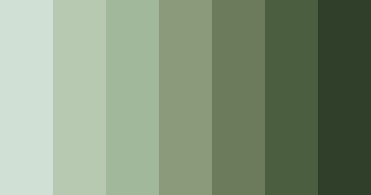 Download gray green serenity color palette PNG image (landscape)