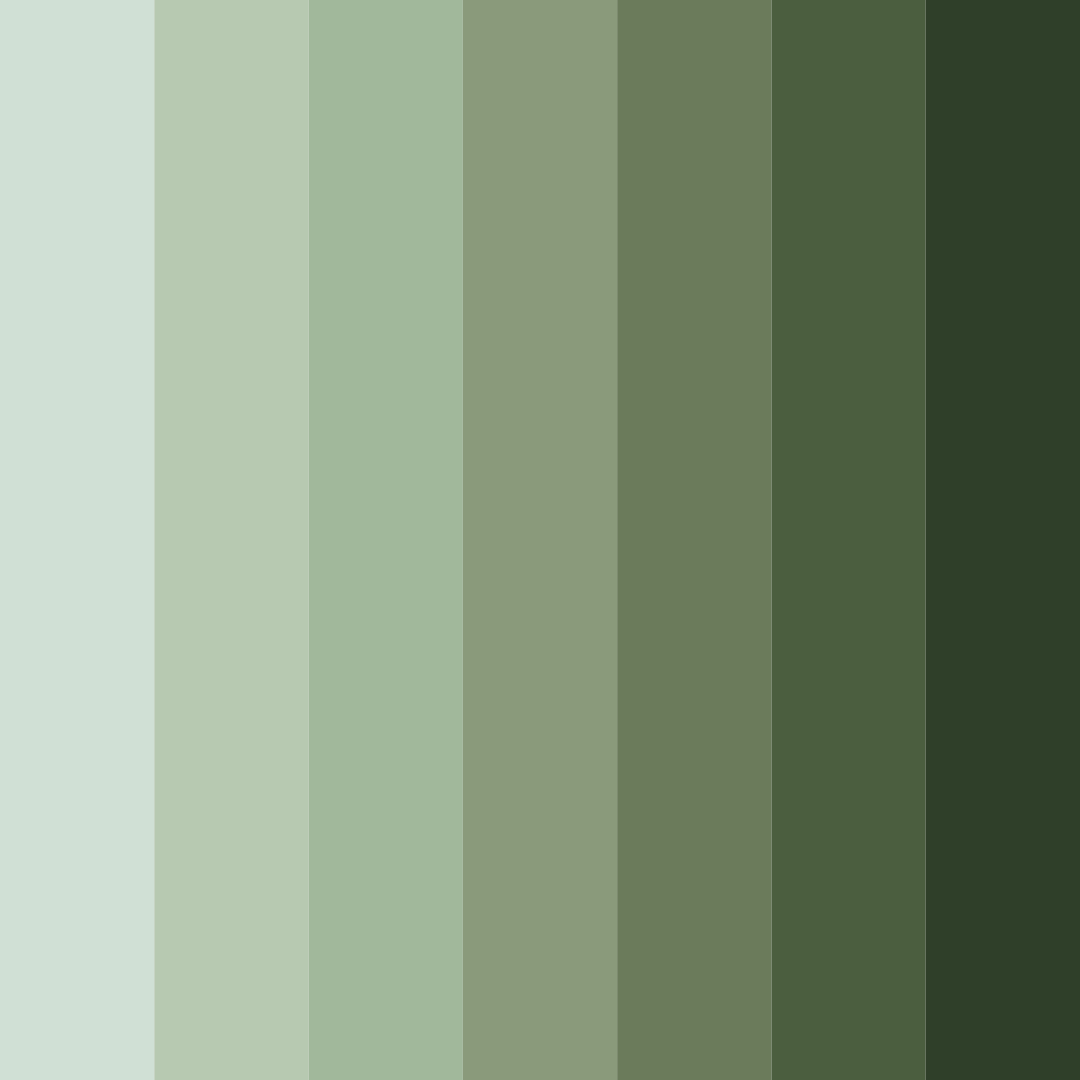Download gray green serenity color palette PNG image (square)