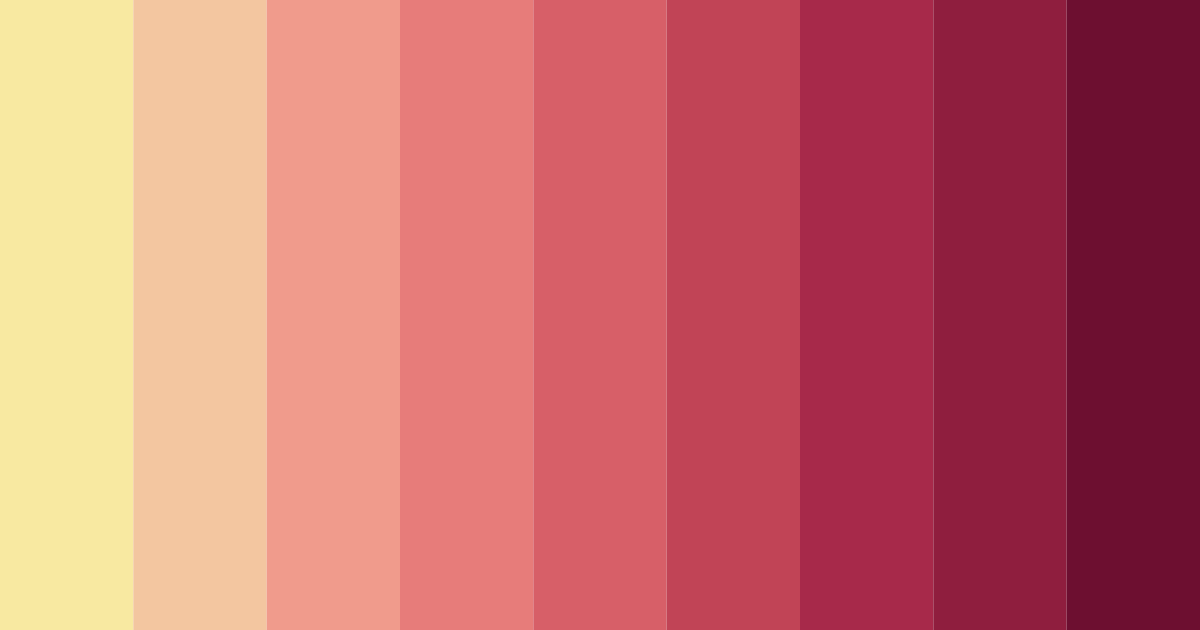 Download sunset serenade color palette PNG image (landscape)