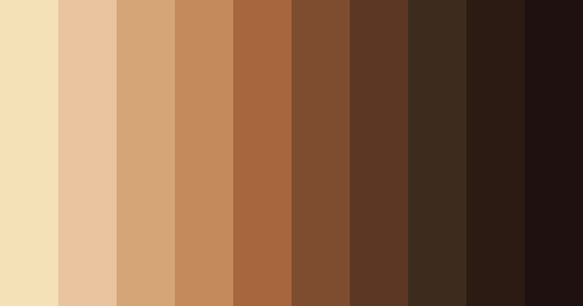 Download timber tones color palette PNG image (landscape)