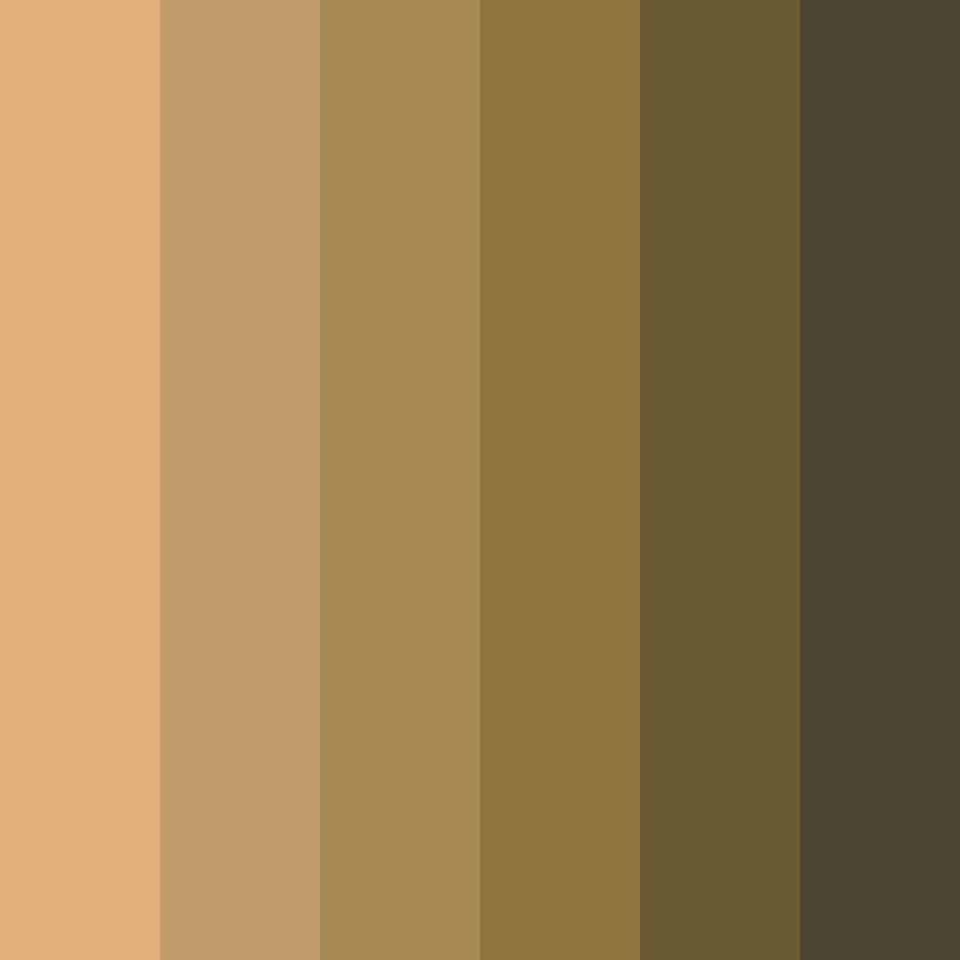Download rustic earthtones color palette PNG image (square)
