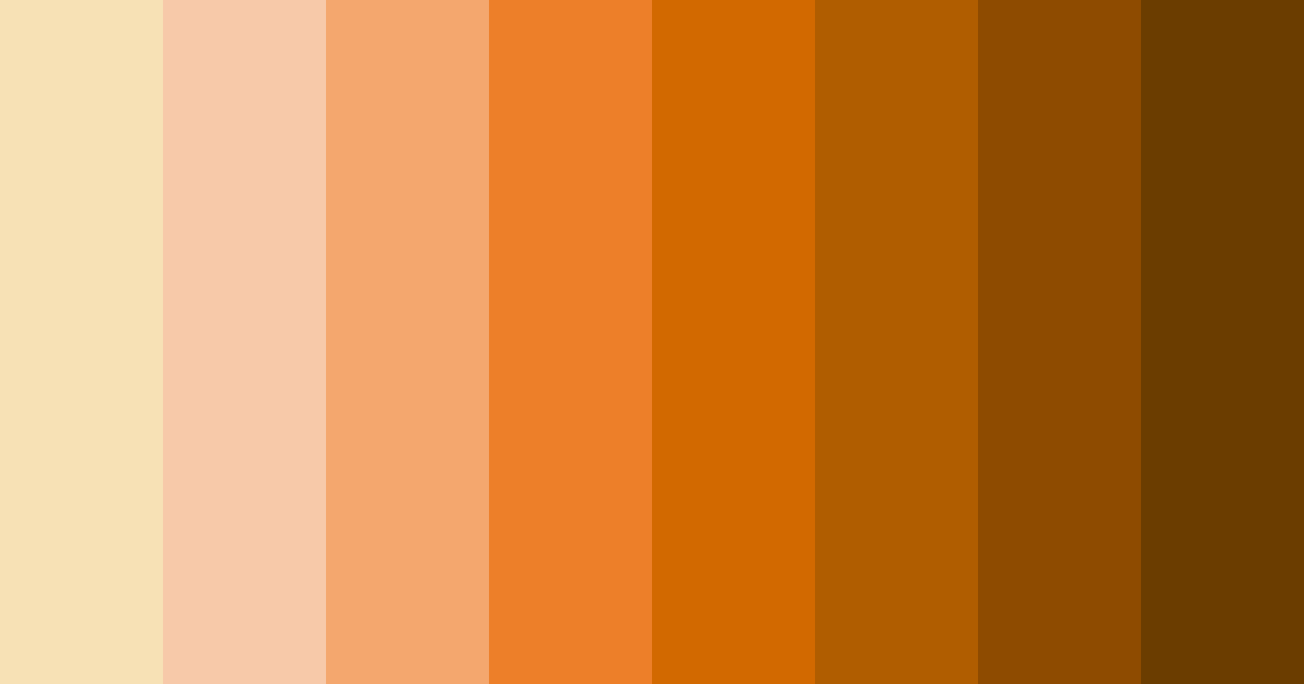 Download champagne dreams color palette PNG image (landscape)