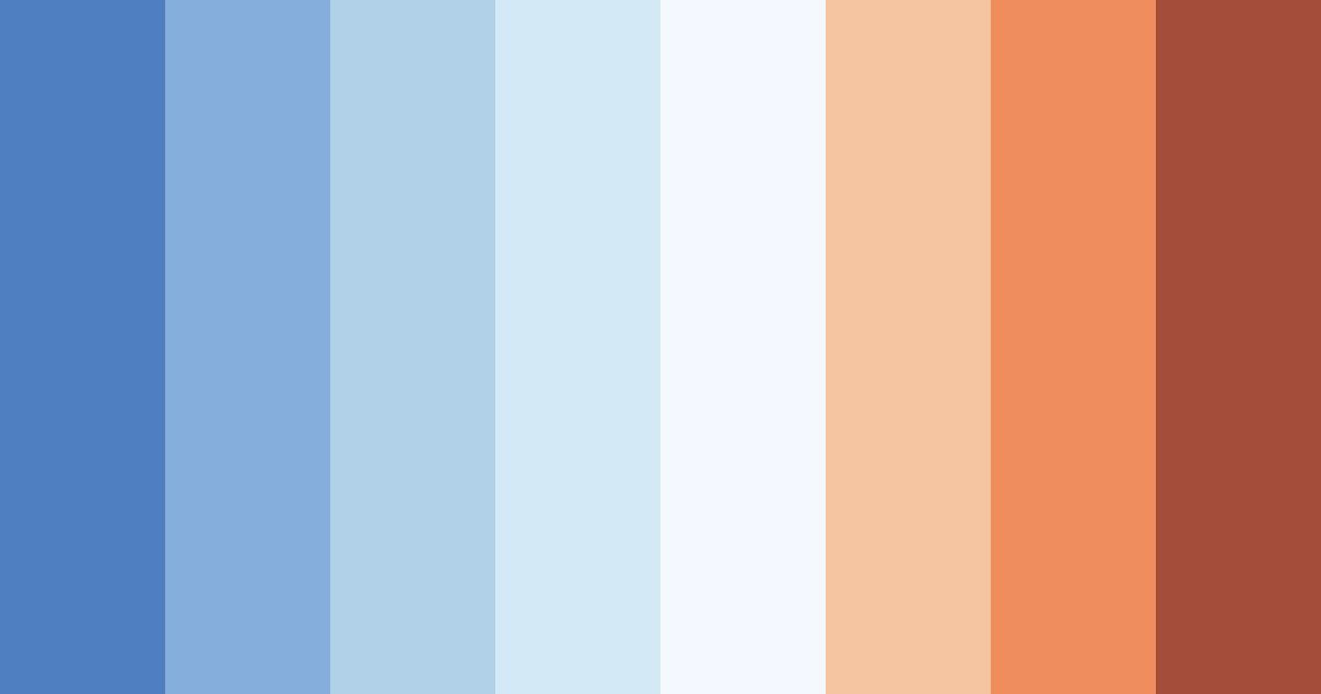 Download blue horizon color palette PNG image (landscape)
