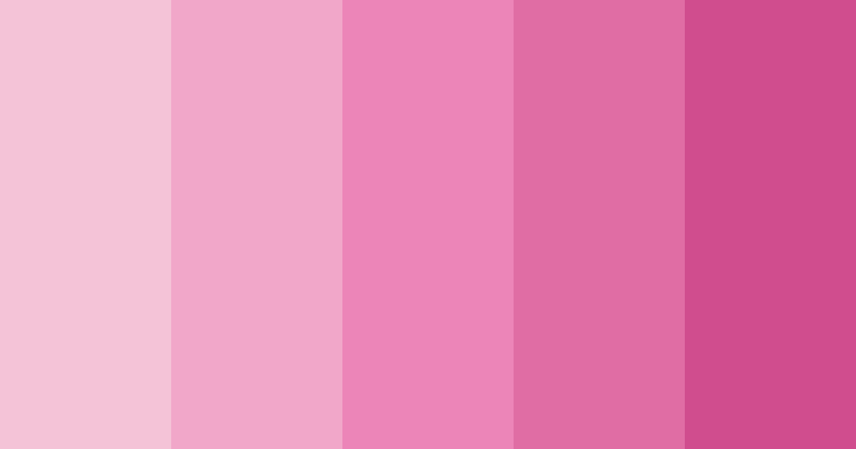 Download blushing garden color palette PNG image (landscape)