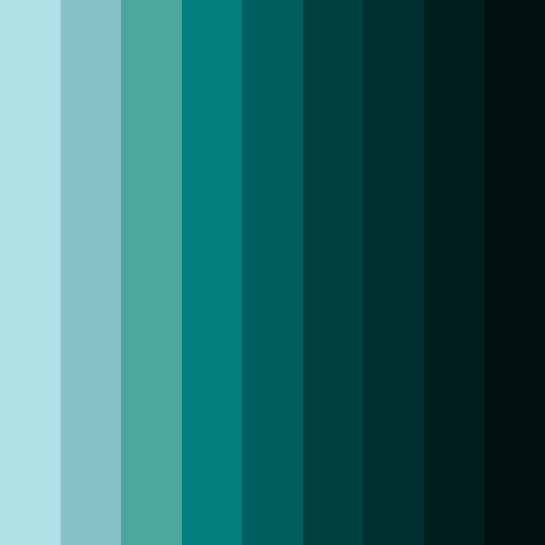 Download deep tidal memory color palette PNG image (square)