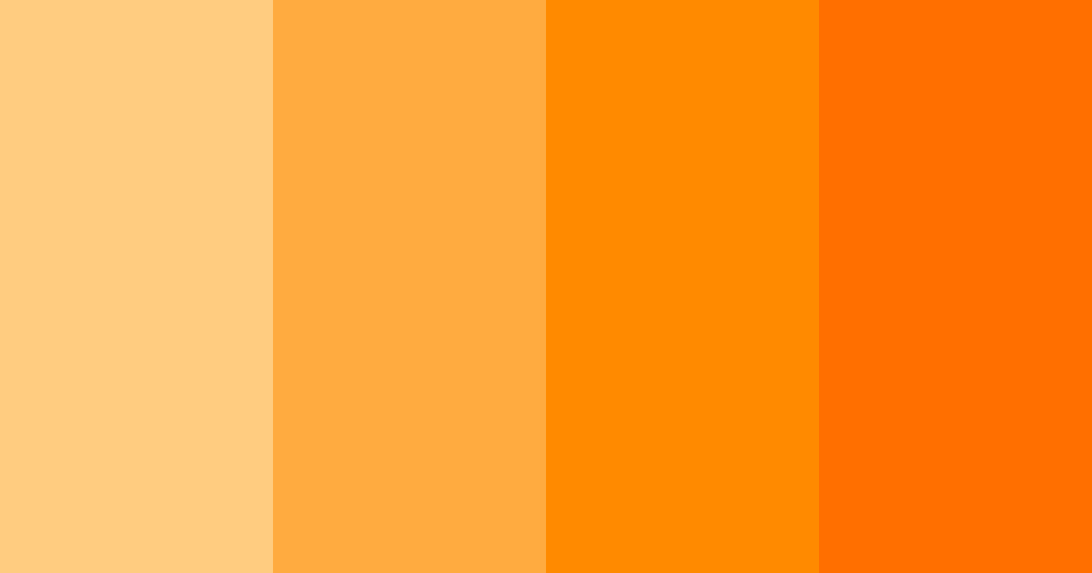 Download citrus sunset color palette PNG image (landscape)
